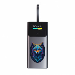 Повербанк 9000 mAh Unic Неонова лисиця - FATLINE Повербанк 9000 mAh Unic Неонова лисиця