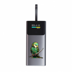 Повербанк 9000 mAh Unic папуга-самурай - FATLINE Повербанк 9000 mAh Unic папуга-самурай