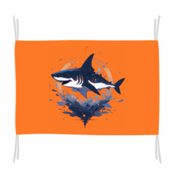 Прапор Акула лого - FATLINE Прапор Акула лого