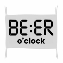 Прапор Beer o'clock - FATLINE Прапор Beer o'clock