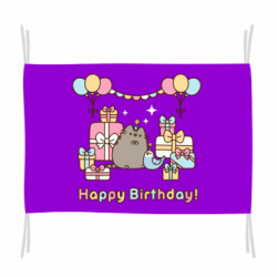 Флаг Birthday Pusheen