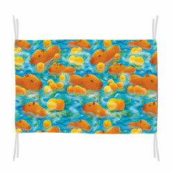 Прапор Capybaras Swimming - FATLINE Прапор Capybaras Swimming