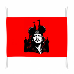 Флаг Че Гевара Микки Маус арт