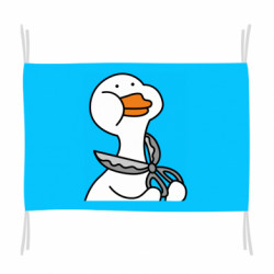 Флаг Гусь с ножницами - FATLINE Флаг Гусь с ножницами