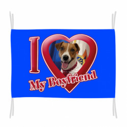 Флаг I love my Boyfriend Пес Патрон - FATLINE Флаг I love my Boyfriend Пес Патрон