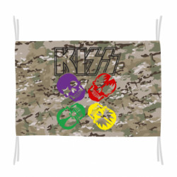 Прапор Kiss Band - FATLINE Прапор Kiss Band