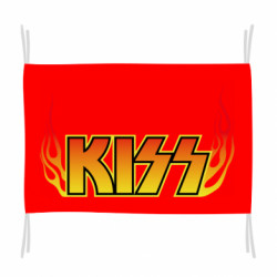 Прапор KISS fire - FATLINE Прапор KISS fire