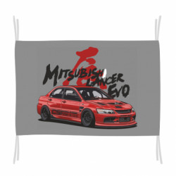 Флаг Mitsubishi Lancer Evo