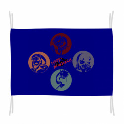 Флаг Новогодний Наруто - FATLINE Флаг Новогодний Наруто