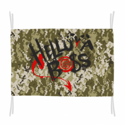 Прапор Пекельний бос Лого - FATLINE Прапор Пекельний бос Лого