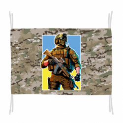 Прапор Принт Воїн ЗСУ - FATLINE Прапор Принт Воїн ЗСУ