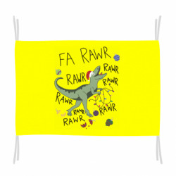 Флаг Rawr Christmas - FATLINE Флаг Rawr Christmas