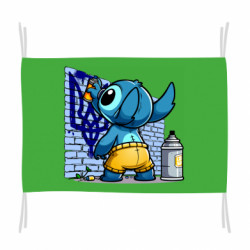 Флаг Стич патриот Украины - FATLINE Флаг Стич патриот Украины