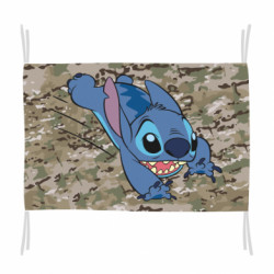 Флаг Стич прыгает - FATLINE Флаг Стич прыгает