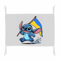 Флаг Стич с украинским флагом - FATLINE Флаг Стич с украинским флагом