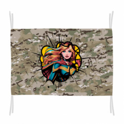 Прапор Український Марвел Героїня у Вінку - FATLINE Прапор Український Марвел Героїня у Вінку