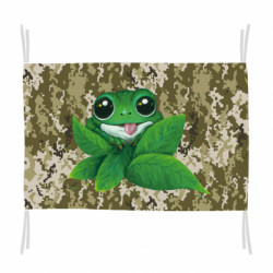 Флаг Веселая милая жабка