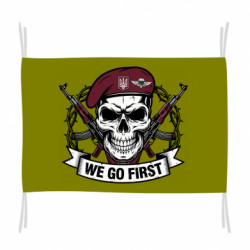Флаг WE GO FIRST — Десант идёт первым