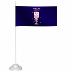 Флажки настольные - FATLINE