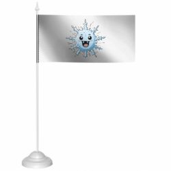 Прапорець настільний Крейзі сніжинка - FATLINE Прапорець настільний Крейзі сніжинка