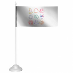 Флажки настольные - FATLINE