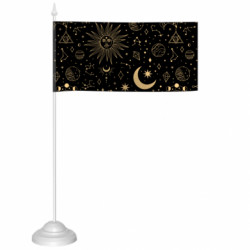 Флажок настольный Солнце и луна - FATLINE Флажок настольный Солнце и луна