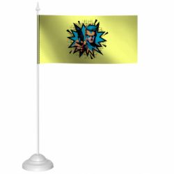 Прапорець настільний Український Марвел Супергерой - FATLINE Прапорець настільний Український Марвел Супергерой