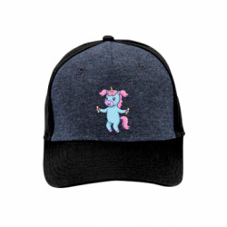 Премиум кепка Единорог скачет на скакалке - FATLINE Премиум кепка Единорог скачет на скакалке