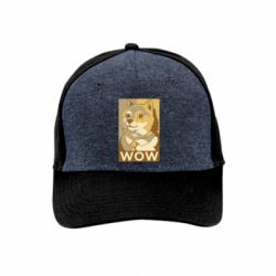 Премиум кепка Doge wow meme - FATLINE Премиум кепка Doge wow meme