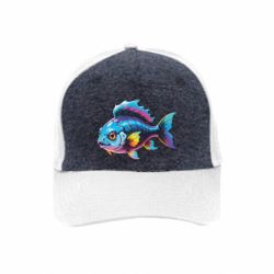 Преміум кепка Райдужна рибка - FATLINE Преміум кепка Райдужна рибка