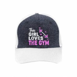 Премиум кепка This girl loves the gym - FATLINE Премиум кепка This girl loves the gym