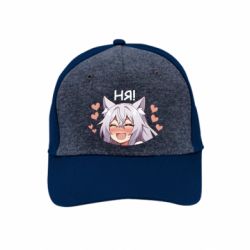 Преміум кепка Закохана дівчинка з вушками - FATLINE Преміум кепка Закохана дівчинка з вушками