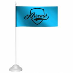 Прапорець настільний Arsenal shield logo - FATLINE Прапорець настільний Arsenal shield logo