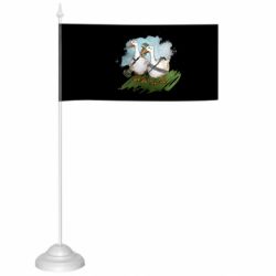 Флажок настольный Боевые гуси. - FATLINE Флажок настольный Боевые гуси.