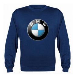 Реглан (свитшот) темно-синий (M) BMW Small Logo - FATLINE Реглан (свитшот) темно-синий (M) BMW Small Logo