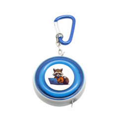 Рулетка-брелок енот программист - FATLINE Рулетка-брелок енот программист