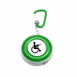 Рулетка-брелок Людина з інвалідністю М16 - FATLINE Рулетка-брелок Людина з інвалідністю М16