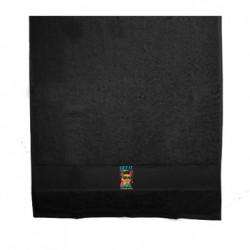 Рушник 50х100 см Кіт у режимі вайбу - FATLINE Рушник 50х100 см Кіт у режимі вайбу