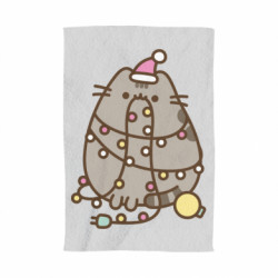 Полотенце Новогодний Пушин в гирлянде