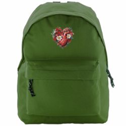 Рюкзак Compact Анатомичное сердце в цветах - FATLINE Рюкзак Compact Анатомичное сердце в цветах