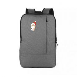 Рюкзак для ноутбука Корги с шапочкой Санты - FATLINE Рюкзак для ноутбука Корги с шапочкой Санты