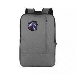 Рюкзак для ноутбука синий космический единорог - FATLINE Рюкзак для ноутбука синий космический единорог