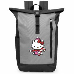 Рюкзак-мешок для ноутбука Christmas Kitty with candy - FATLINE Рюкзак-мешок для ноутбука Christmas Kitty with candy