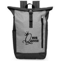 Рюкзак-мешок для ноутбука His Queen з короною - FATLINE Рюкзак-мешок для ноутбука His Queen з короною