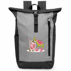 Рюкзак-мішок для ноутбука Рожева гуава з освіжаючим коктейлем - FATLINE Рюкзак-мішок для ноутбука Рожева гуава з освіжаючим коктейлем