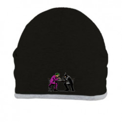 Шапка Бэтмен и Джокер играют в шахматы - FATLINE Шапка Бэтмен и Джокер играют в шахматы