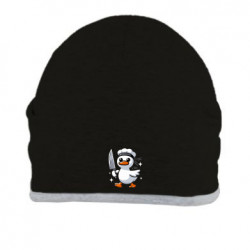 Шапка Біла качка з ножем - FATLINE Шапка Біла качка з ножем