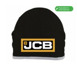 Шапка чорна (L) Jcb logo2  - FATLINE