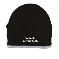Шапка I'm feel. I`m very feel. - FATLINE Шапка I'm feel. I`m very feel.