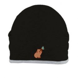 Шапка Капібара з метеликом - FATLINE Шапка Капібара з метеликом